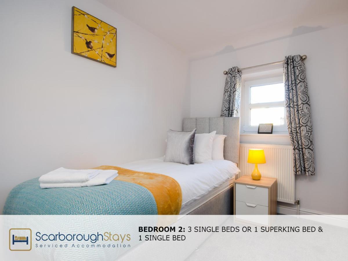 Hibernia Place, 3 Bedroom Townhouse With Patio & Seating Area - Free Parking Σκάρμπορο Εξωτερικό φωτογραφία