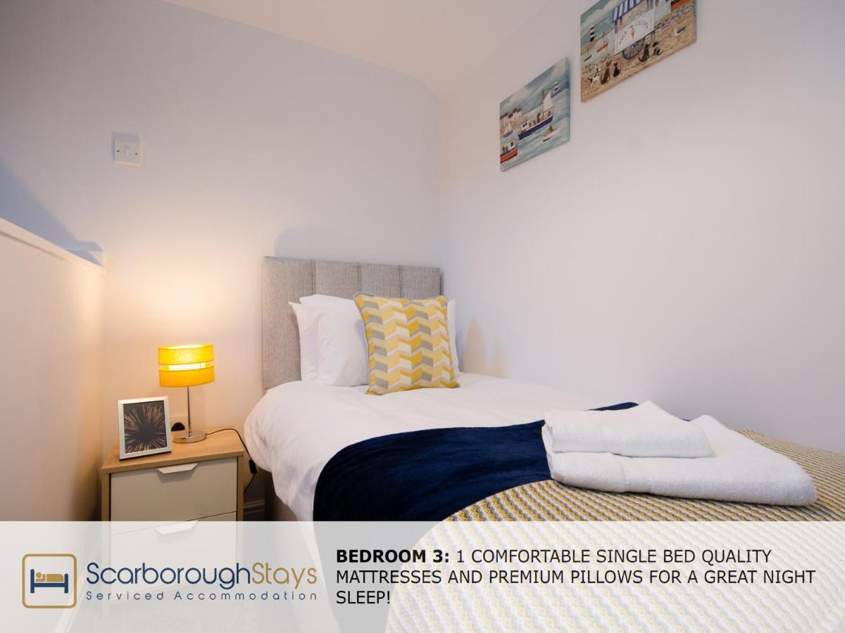 Hibernia Place, 3 Bedroom Townhouse With Patio & Seating Area - Free Parking Σκάρμπορο Εξωτερικό φωτογραφία