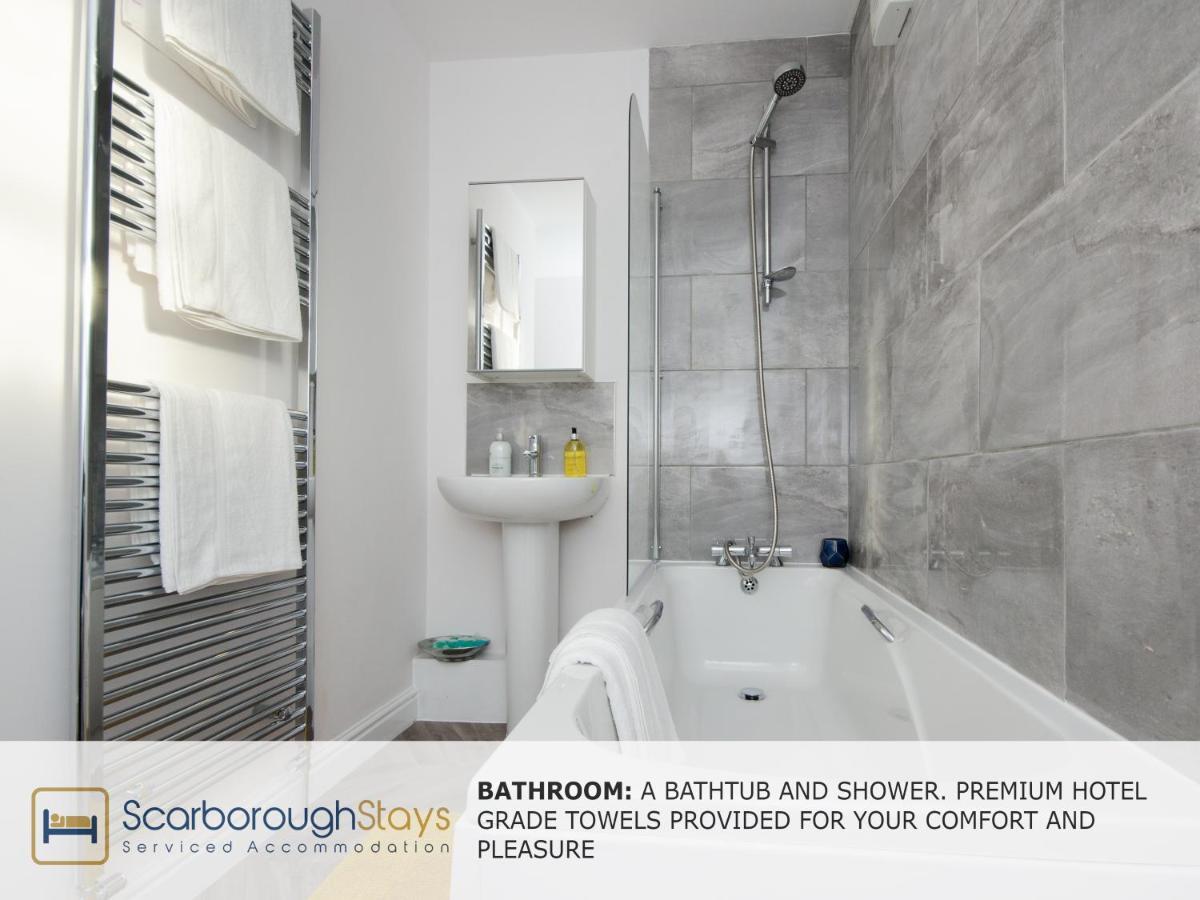 Hibernia Place, 3 Bedroom Townhouse With Patio & Seating Area - Free Parking Σκάρμπορο Εξωτερικό φωτογραφία