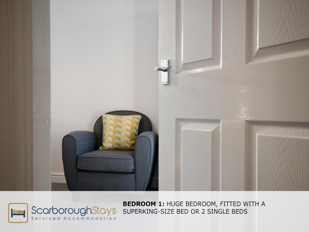 Hibernia Place, 3 Bedroom Townhouse With Patio & Seating Area - Free Parking Σκάρμπορο Εξωτερικό φωτογραφία