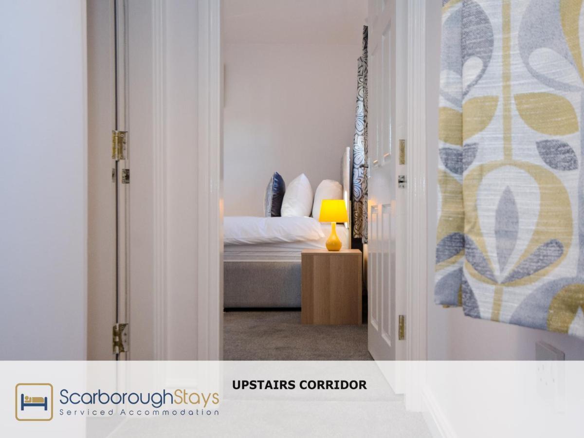 Hibernia Place, 3 Bedroom Townhouse With Patio & Seating Area - Free Parking Σκάρμπορο Εξωτερικό φωτογραφία