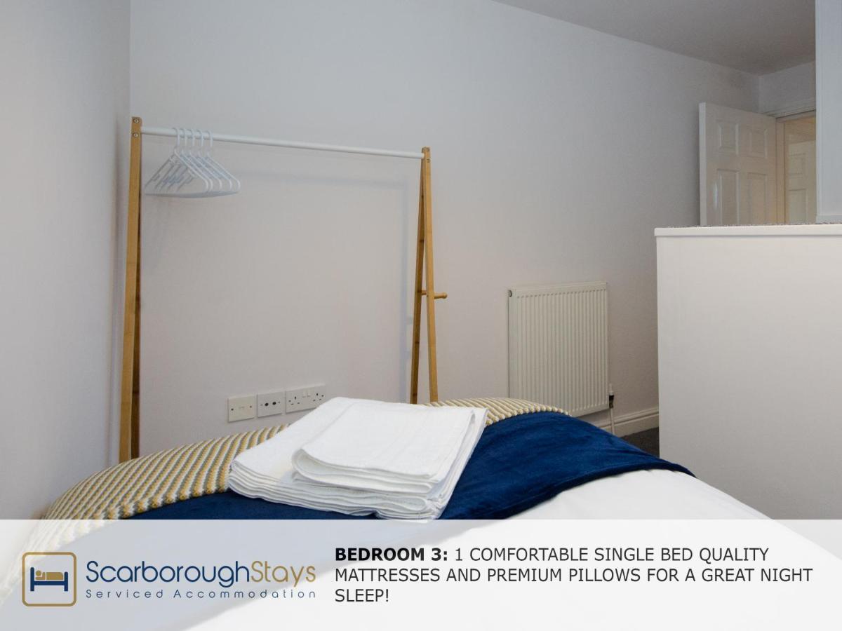 Hibernia Place, 3 Bedroom Townhouse With Patio & Seating Area - Free Parking Σκάρμπορο Εξωτερικό φωτογραφία