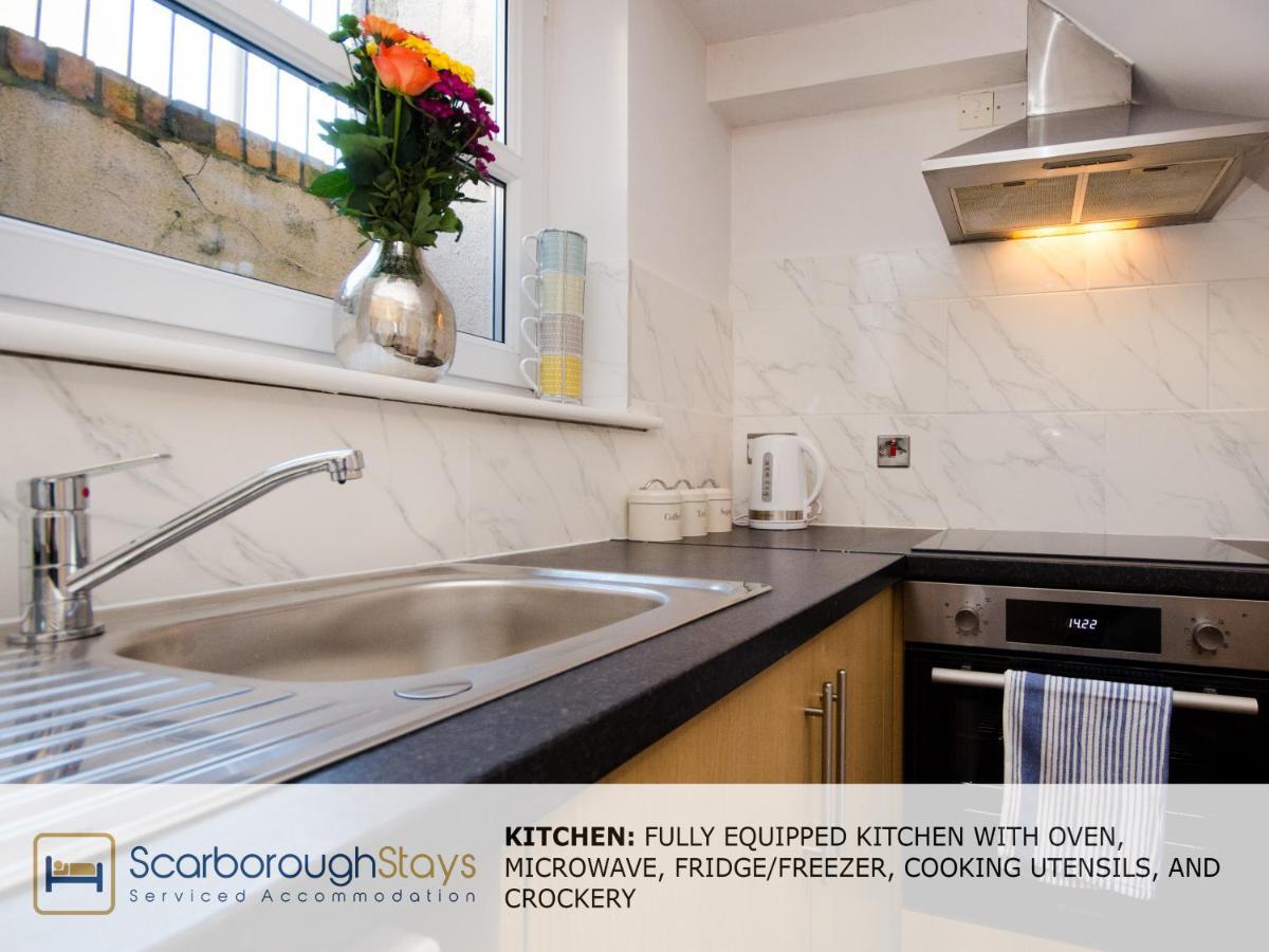 Hibernia Place, 3 Bedroom Townhouse With Patio & Seating Area - Free Parking Σκάρμπορο Εξωτερικό φωτογραφία