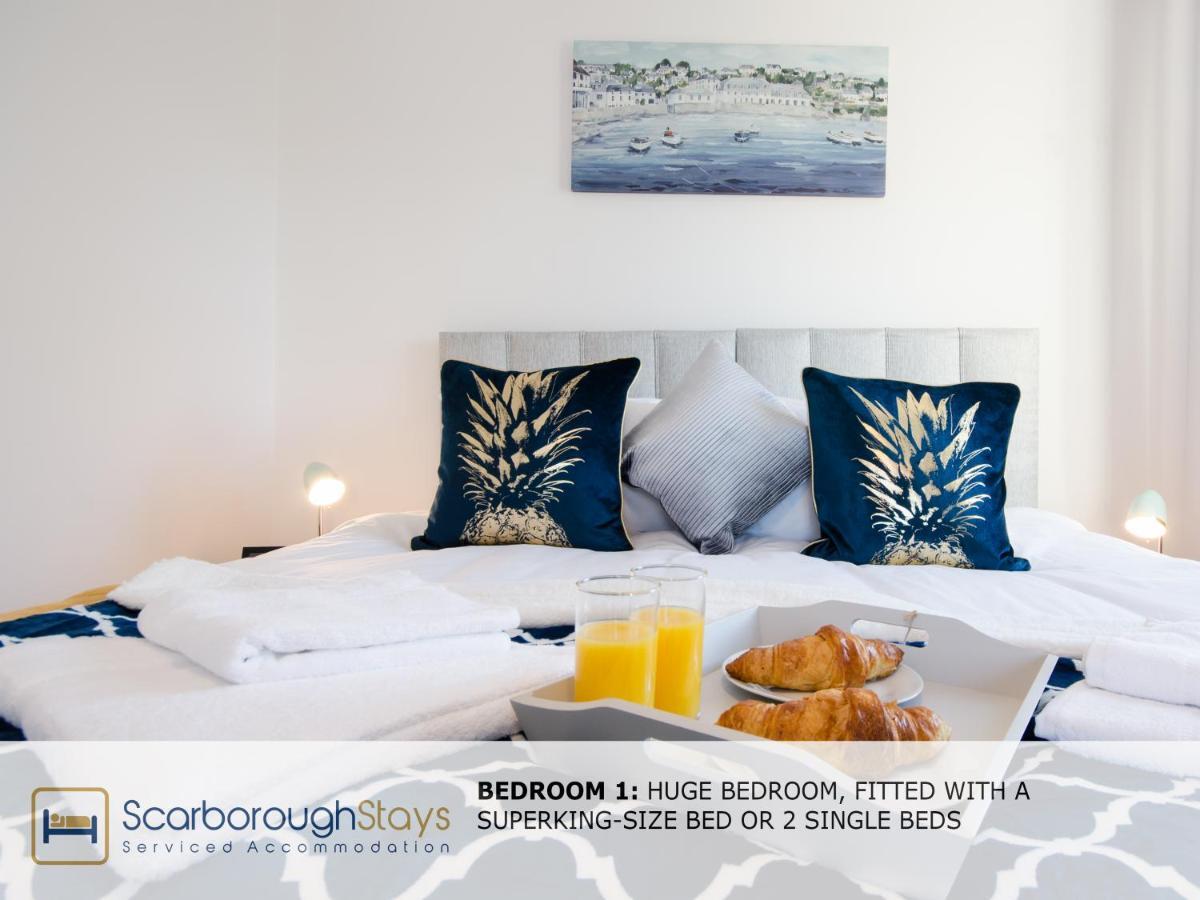 Hibernia Place, 3 Bedroom Townhouse With Patio & Seating Area - Free Parking Σκάρμπορο Εξωτερικό φωτογραφία