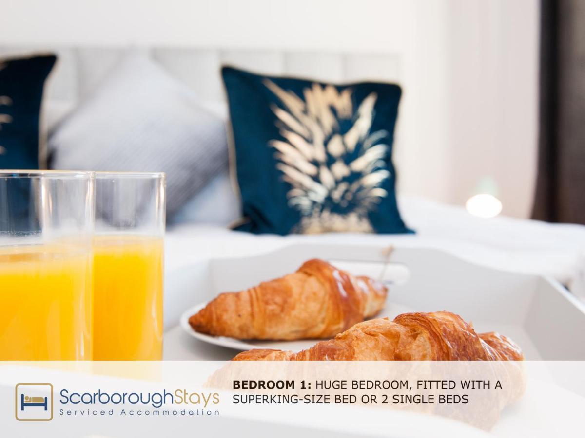 Hibernia Place, 3 Bedroom Townhouse With Patio & Seating Area - Free Parking Σκάρμπορο Εξωτερικό φωτογραφία